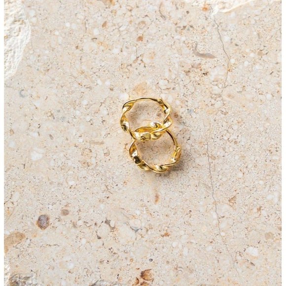 Huggie Earrings Dainty Gold Huggie Hoops Minimalist Hoops Tiny Hoop Earrings - Picture 8 of 16